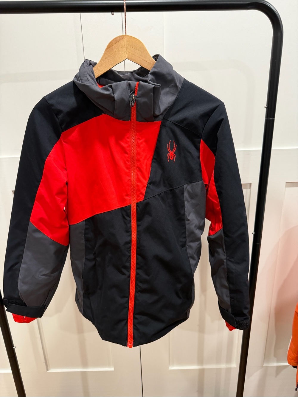 Boy’s Spyder Black and Red Insulated Ski Jacket